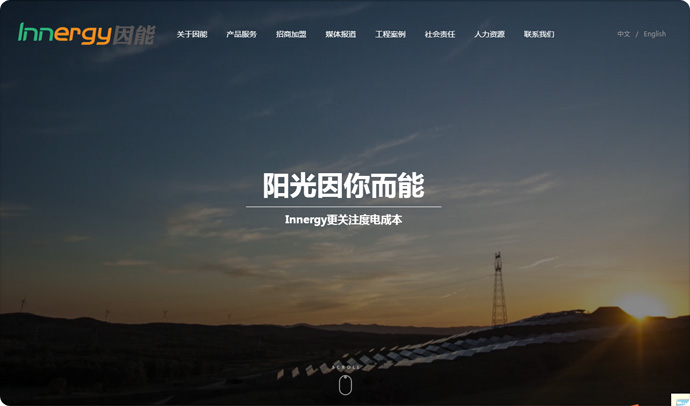 因能股份网站设计与开发